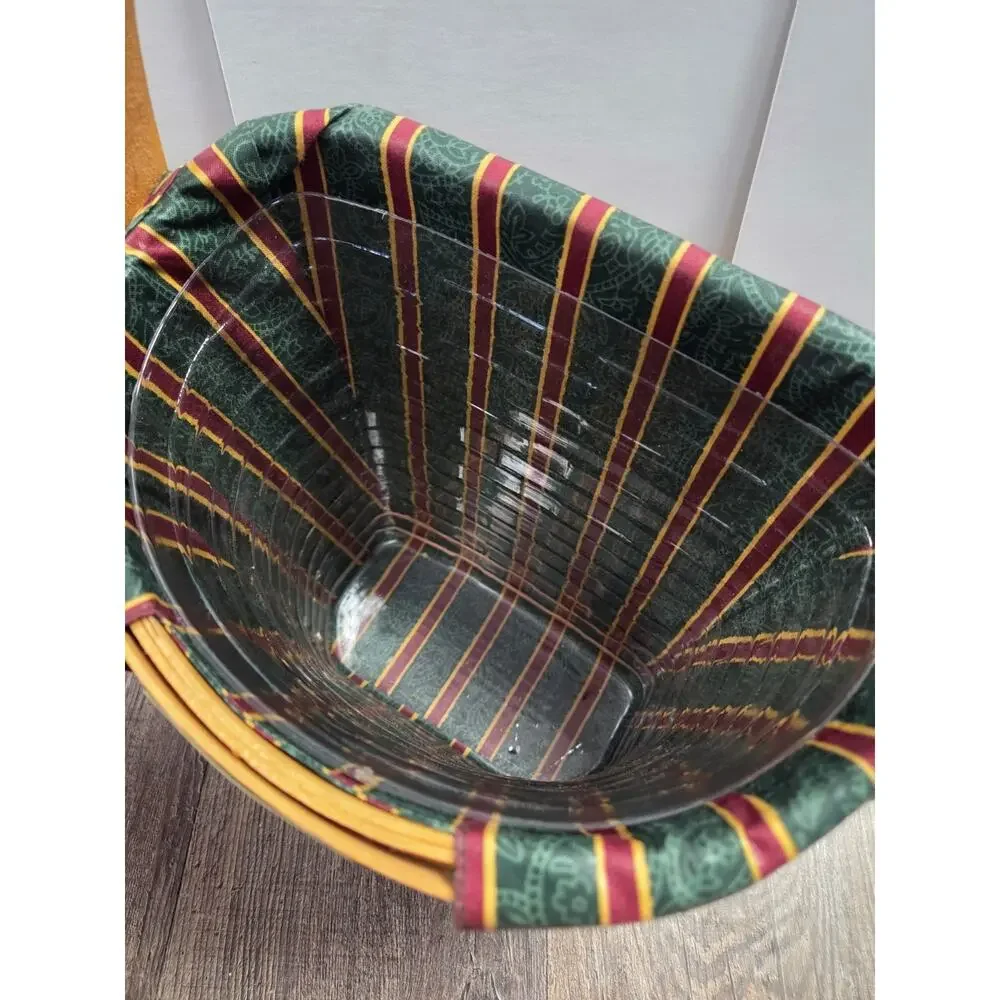 Longaberger 1998 Christmas Collection Glad Tidings Green Hanging Basket 12394